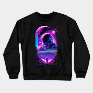 Astronaut in Space V3 Crewneck Sweatshirt